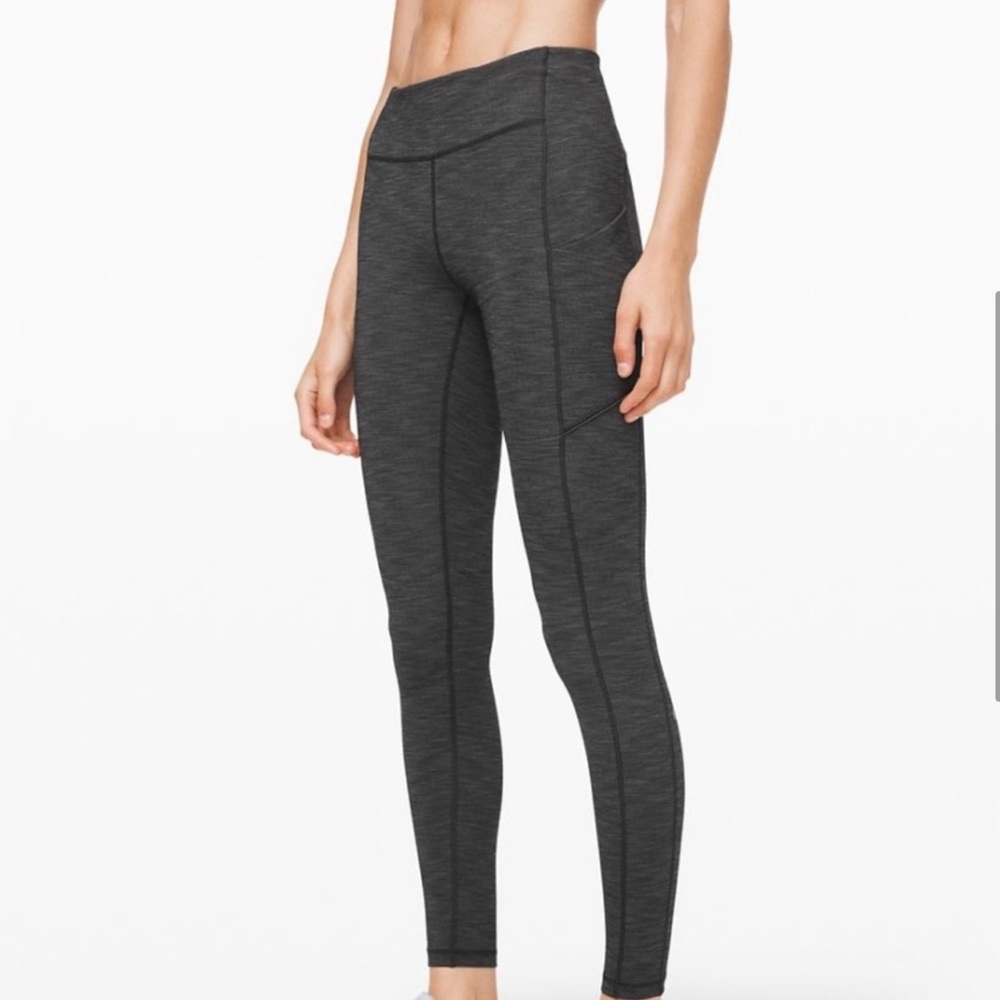Lululemon heather grey leggings